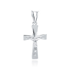 Cruciulita argint pandantiv DiAmanti K0229R-DIA (Argint 925‰ 1,2 g.)